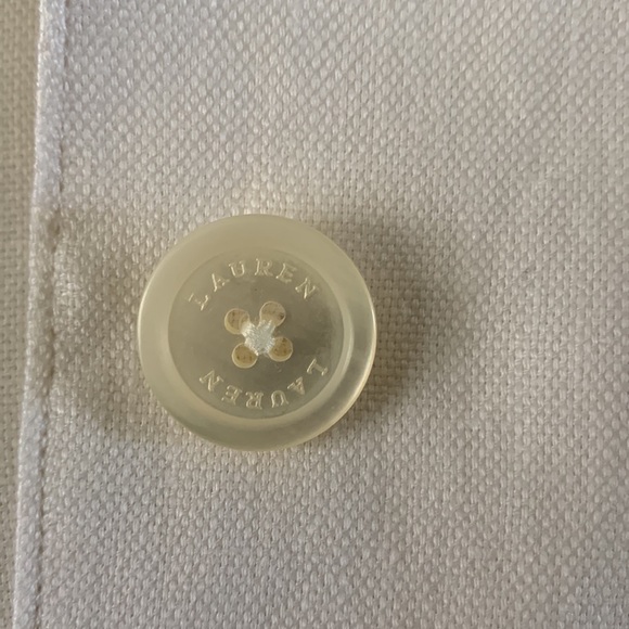 Lauren Ralph Lauren 100% Linen White Blazer New With Tags Size 14 - Picture 13 of 14